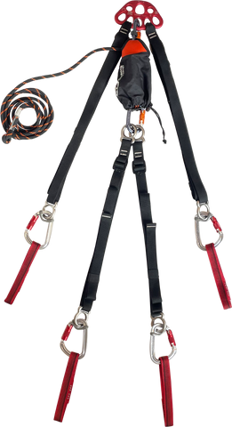 Skylotec ULTRA PRO FLEX Adjustable lifting straps & pulley system to UltraRoll Stretcher