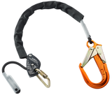 Skylotec  LORY PRO - (Removable) Alloy t/action karabiner on the LORY. Alloy d/action Scaffold hook at rope end & protective sleeve, 1.5mt