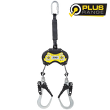 ZERO TWINLITE - TWIN RETRACTING WEB LANYARD WITH SCAFFHOOKS- 2.2M