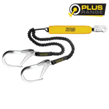 ZERO SCAFFPRO2 -  DBL ELASTICATED LANYARD WITH SNAPHOOK & 110MM SCAFFOLD HOOKS
