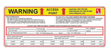 Skylotec  System Warning Sign