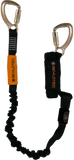 Skylotec SKYSAFE + ADJUSTABLE Single Leg Webbing Lanyard - 22mm gate steel t/action karabiners on each end.