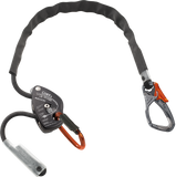 Skylotec  LORY X - Alloy Double-O triple action karabiner on the LORY X & an alloy RESISTOR double action captive eye snap hook on the rope end