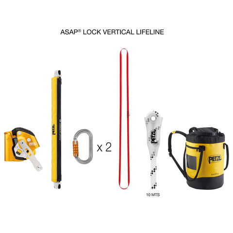 Petzl Kit ASAP LOCK VERTICAL LIFELINE