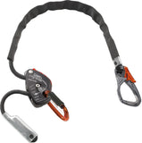Skylotec  LORY X - Alloy Double-O triple action karabiner on the LORY X & an alloy RESISTOR double action captive eye snap hook on the rope end