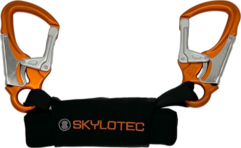 Skylotec SKYSAFE + Shock Pack - 22mm gate ATTACK Alloy double action snap hooks both ends.