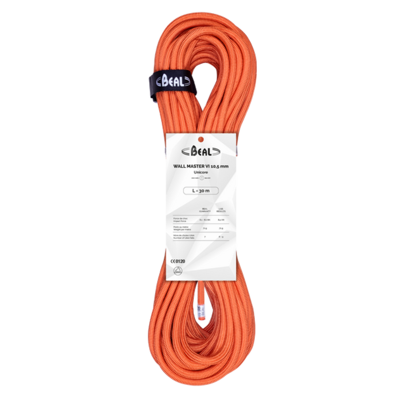 BEAL Wall Master VI 10.5mm Unicore 200m: Ultimate Climbing Rope for ...