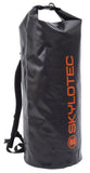 Skylotec Drybag - BLACK Water proof TUBULAR kit bag c/w back pack straps. Holds up to 30kg