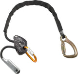 Skylotec  LORY X - Alloy OVALOY triple action karabiner on the LORY X & a Steel KOBRA TRI captive eye triple action karabiner at the rope end