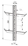 Skylotec  Mounting bracket adjustable 160-200mm