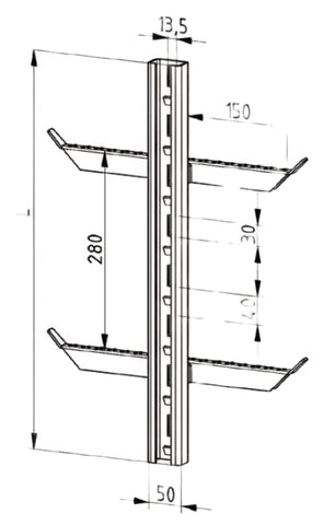 Skylotec  Vertical Rail with Rungs