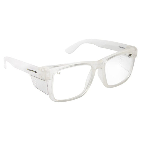 FRONTSIDE Safety Glasses Clear Lens (Clear Frame) Safety Glasses FRONTSIDE 