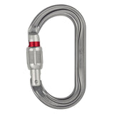 PETZL OK CARABINER Carabiner Petzl Screw Lock Gray 