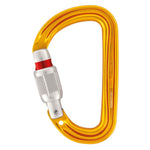 PETZL Sm'D CARABINER Carabiner Petzl Screw Lock Yellow 